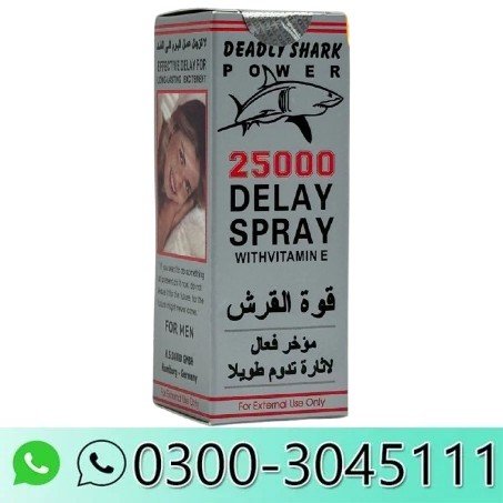 Deadly Shark 25000 Delay Spray - Long Lasting Excitement