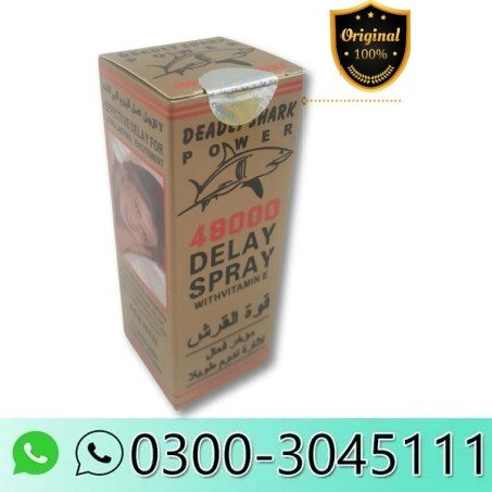 Deadly Shark 48000 Delay Spray - Lidocaine Delay Spray