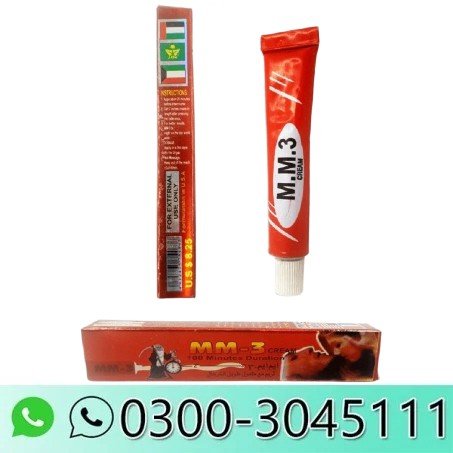 MM3 Cream - 100 Minutes Duration Delay Cream In Pakistan