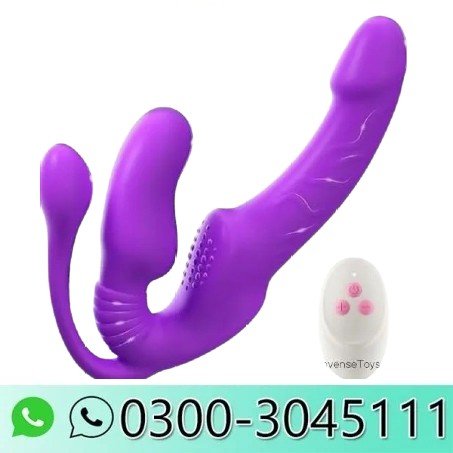 Strapless Strap On G Spot Dildo Vibrator In Pakistan