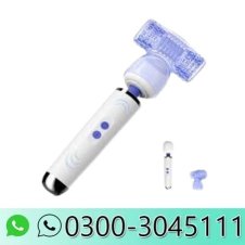 Vibrator Wand Massager With Male Masturbator Attachment Sex Toys
