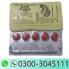 Black Cobra 125mg Tablets (Sildenafil)